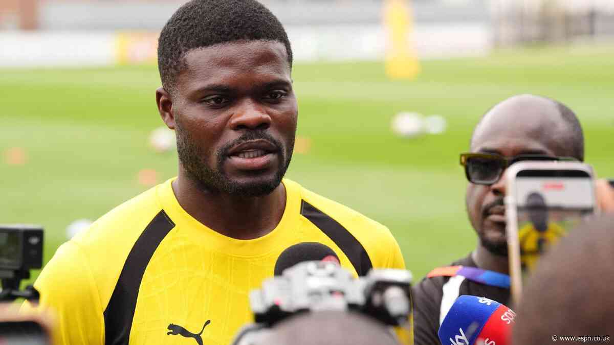 Partey 'ready' for England after missing opener