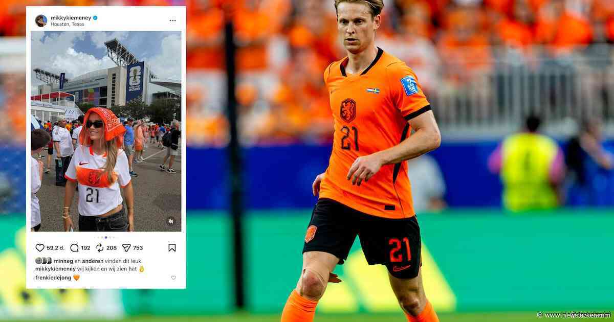 Mikky reageert gevat op veelbesproken interview van haar man Frenkie de Jong: ‘Wij kijken en wij zien het’