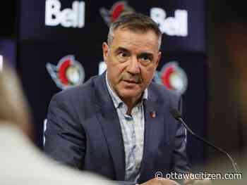 Senators have 'no intention' of taking a step back as Steve Staios tries to wheel and deal