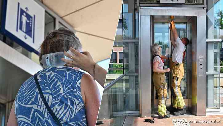 Vrouw wil weekje naar zee, maar komt vast te zitten in hete glazen lift