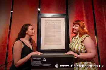 George Washington letter accepting British surrender to go on display for the first time