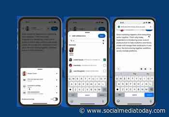 LinkedIn adds collaborative posts
