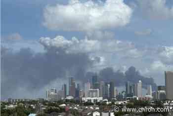 Houston inferno erupts as giant tire fire sends toxic-looking smoke for miles