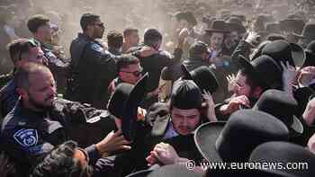 Mass protest by ultra-Orthodox Jews in Israel over army conscription