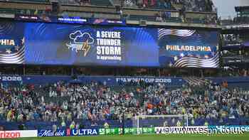 Copy of France-Iraq delayed amid Philly thunderstorms