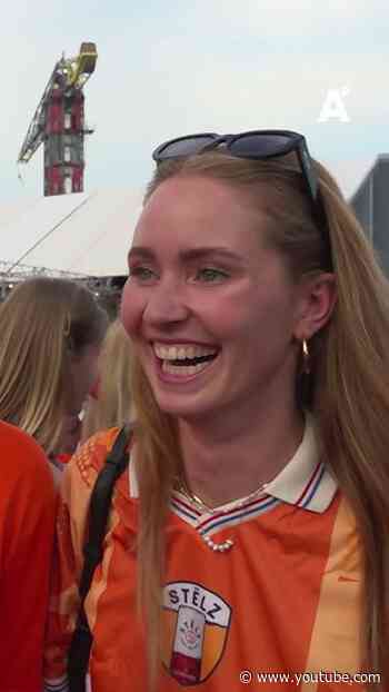 Oranjegekte bij Pllek na geweldige winst Nederland