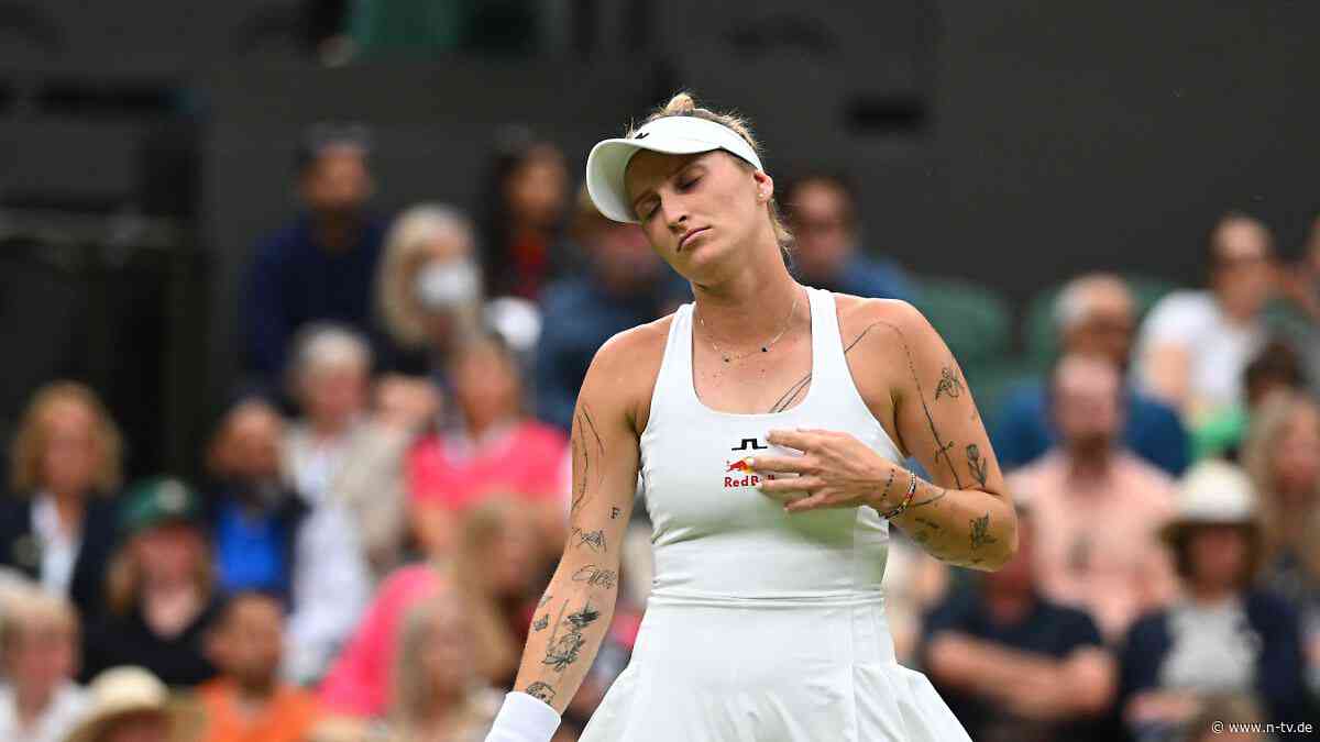 Doping-Hammer: Wimbledonsiegerin Vondrousova jahrelang gesperrt