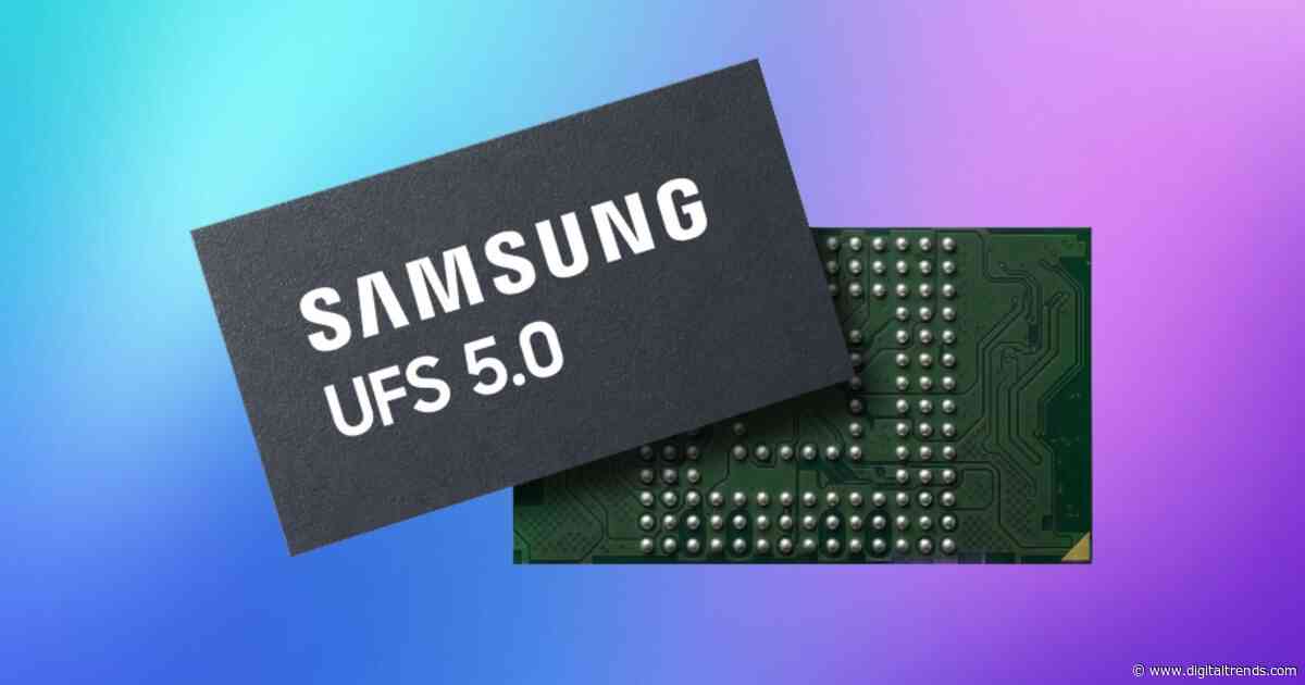 Samsung’s new UFS 5.0 chip brings faster on-device AI and longer battery life for your smartphone