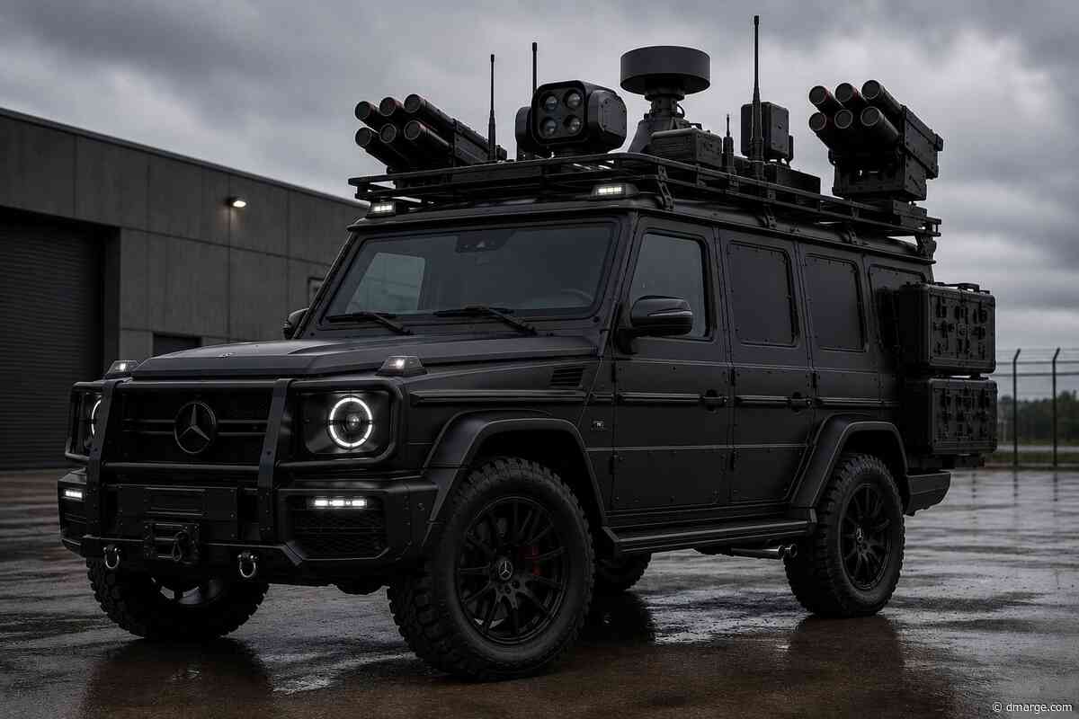 Mercedes Is Turning The G-Wagon Into A Drone Hunter