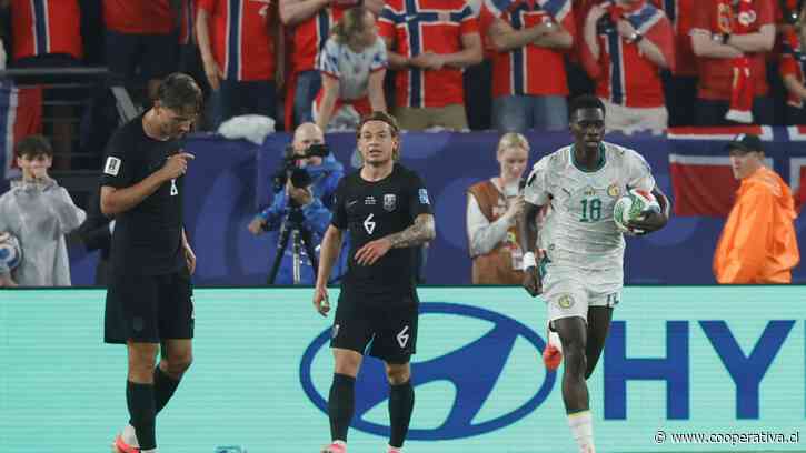 Mané se lució con una asistencia y Sarr descontó para Senegal ante Noruega