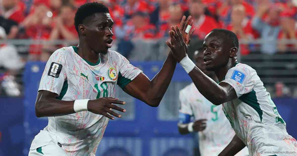 Doblete de Ismaila Sarr y Senegal le pone presión a Noruega