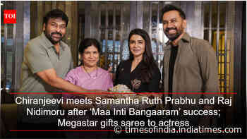 Chiranjeevi meets Samantha after 'MIB' success