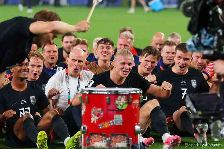 Erling Haaland leads iconic Norway celebration after double downs Senegal to secure World Cup progress