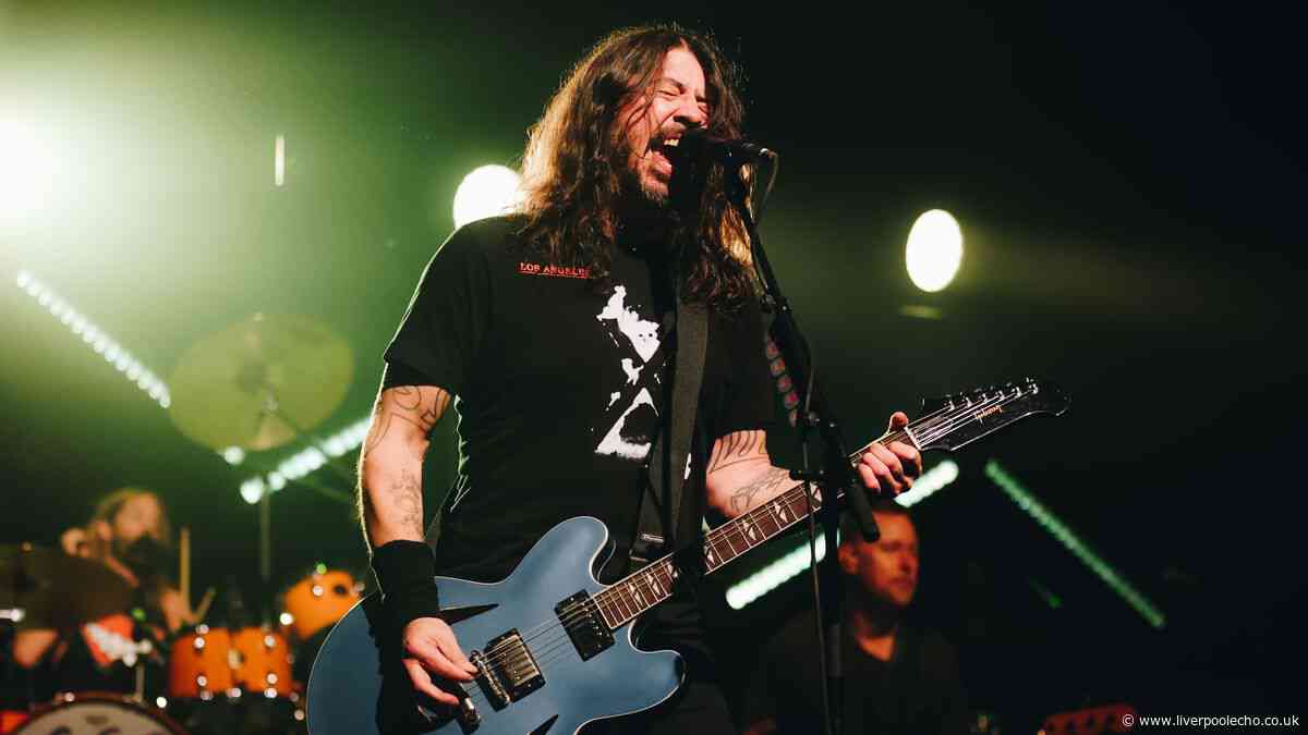 Foo Fighters at Liverpool FC's Anfield Stadium banned items including bag rules