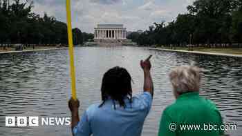 Reflecting Pool to be drained as Trump again blames 'vandals' for recent troubles