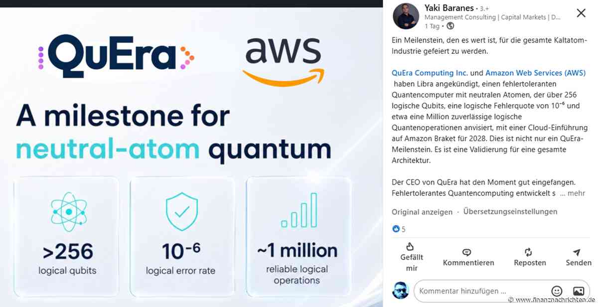 Quantum X Labs: Angriff auf die 7,00 USD Marke - aufregender Chart!