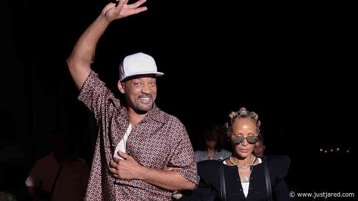 Will Smith, Wife Jada, & Son Jaden Spotted in Paris Ahead of Fashion Week
