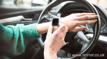 RAC says touching watch while driving could mean fine and six points