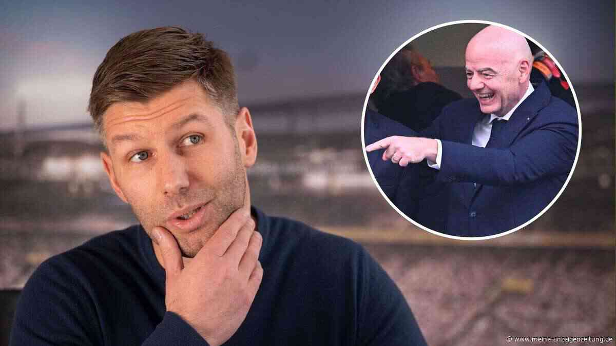 Experte Hitzlsperger deutet live im TV an, den FIFA-Präsidenten umgrätschen zu wollen
