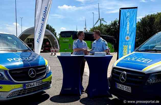 BPOL NRW: Unterzeichnung einer neuen Zusammenarbeitsvereinbarung zwischen der Verkehrsinspektion 3 des Polizeipräsidiums Köln und der Bundespolizeiinspektion Aachen