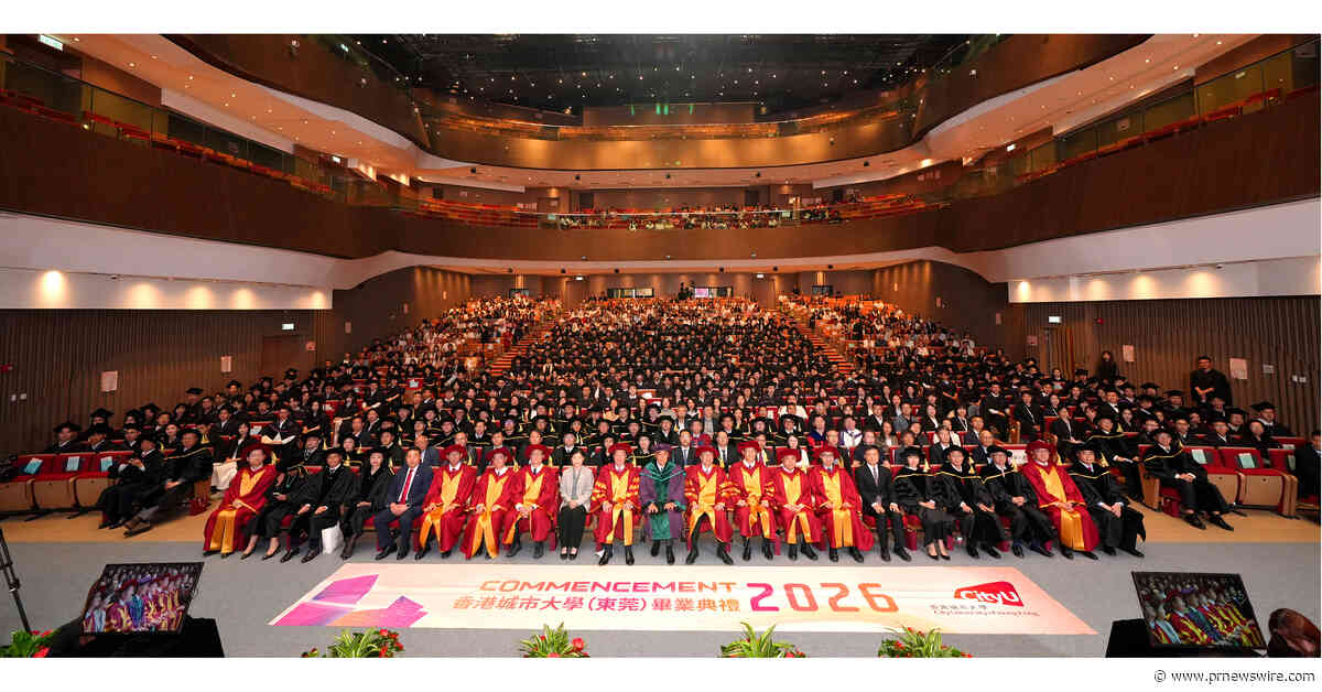 L'université de la ville de Hong Kong (CityUHK) à Dongguan organise sa première cérémonie de remise des diplômes à la CityUHK pour la promotion 2026