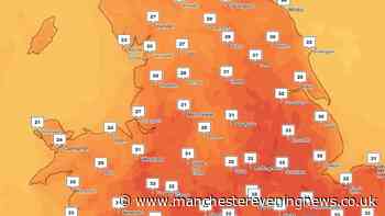 Exactly how hot it will get in Greater Manchester today amid 'extreme' UK heatwave