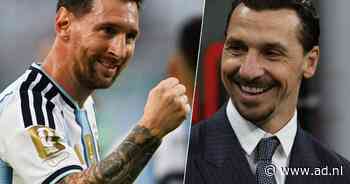 Ibrahimovic vol lof over Messi na record: 'Vijf goals in twee duels, ik heb er nul op twee WK's...'