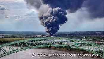 Cheshire Fire issue update on huge blaze at Widnes recycling plant