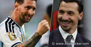 Ibrahimovic vol lof over Messi na record: 'Vijf goals in twee duels, ik heb er nul op twee WK's...'