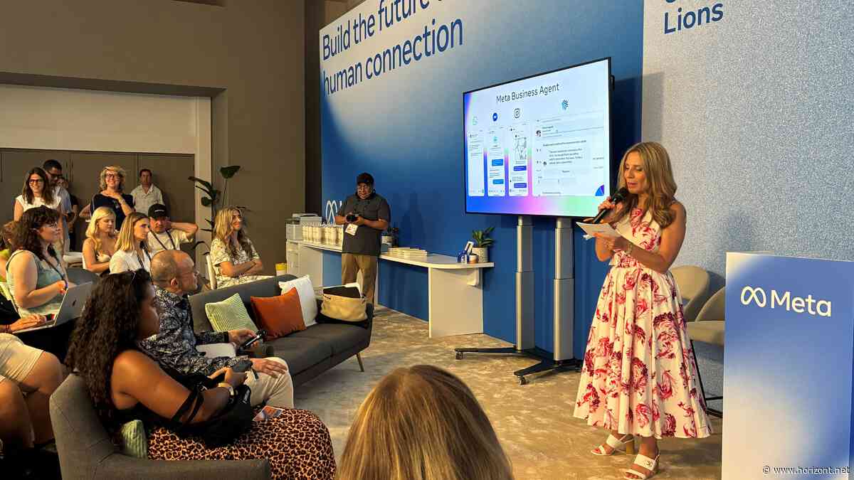 Cannes Lions 2026: Meta stellt automatisiertes Werbesystem vor