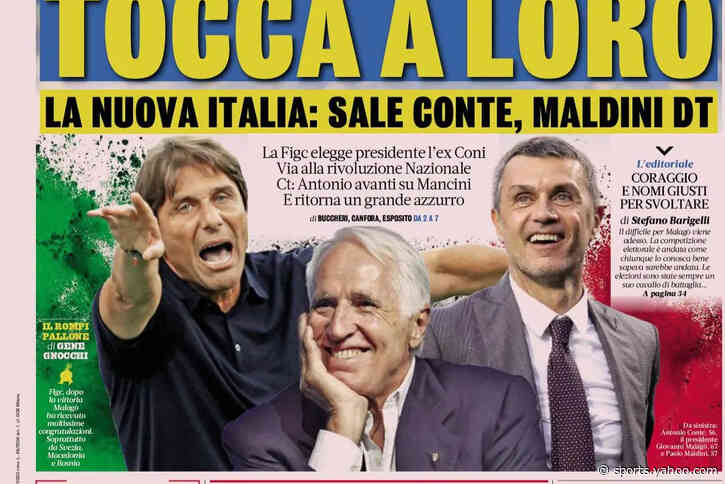 Today’s Papers: Malago election reaction as Conte & Maldini linked with national team