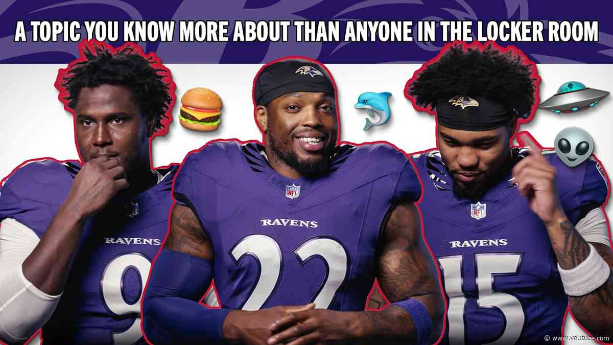 What's One Topic Ravens Know More About Than Their Teammates? | Ravens Superlatives
