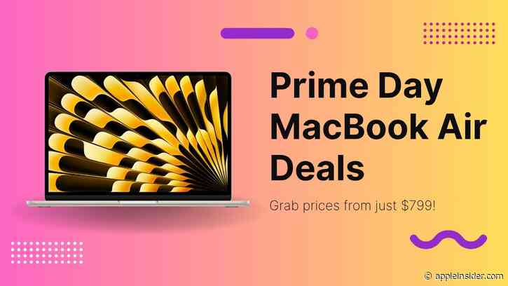 Prime Day MacBook Air deals slash prices to as low as $799