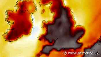 UK weather maps show record-breaking 42C surge with 24 counties at 40C – list