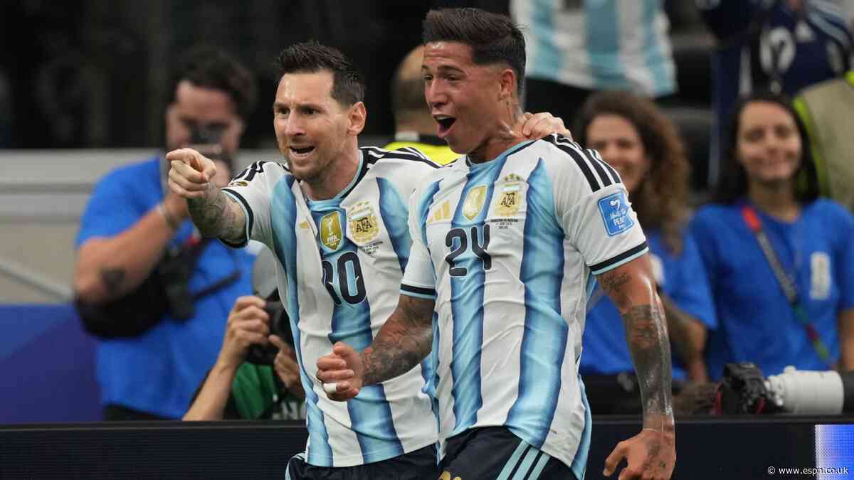 Argentina built the perfect stage for Messi to bre...