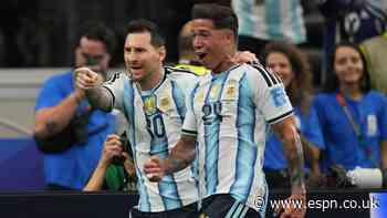 Argentina built the perfect stage for Messi to bre...