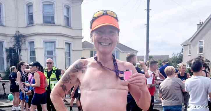 People were crying when they saw my topless marathon
