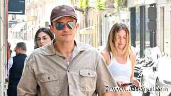 Orlando Bloom, 49, steps out with hotpants-clad bikini model girlfriend Luisa Laemmel, 28, as they take their romance to Milan Men's Fashion Week