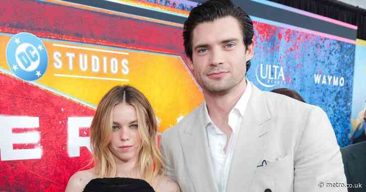 Superman’s David Corenswet swoops in to protect Supergirl’s Milly Alcock on red carpet