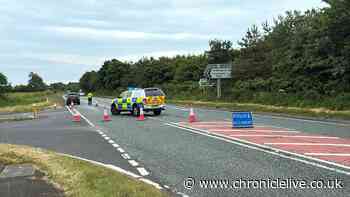 A1 Northumberland crash updates as Road closed almost 10 hours after serious collision between car and truck
