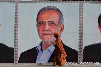 Iranian president lands in Pakistan as US-Iran teams work to finalize a war-ending deal