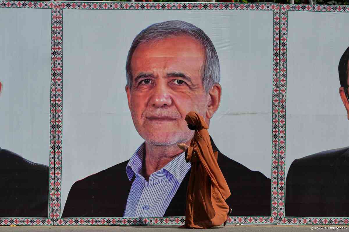 Iranian president lands in Pakistan as US-Iran teams work to finalize a war-ending deal