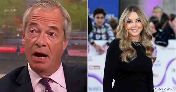 Nigel Farage condemned on GMB after defending Reform candidate’s sexist Carol Vorderman remark