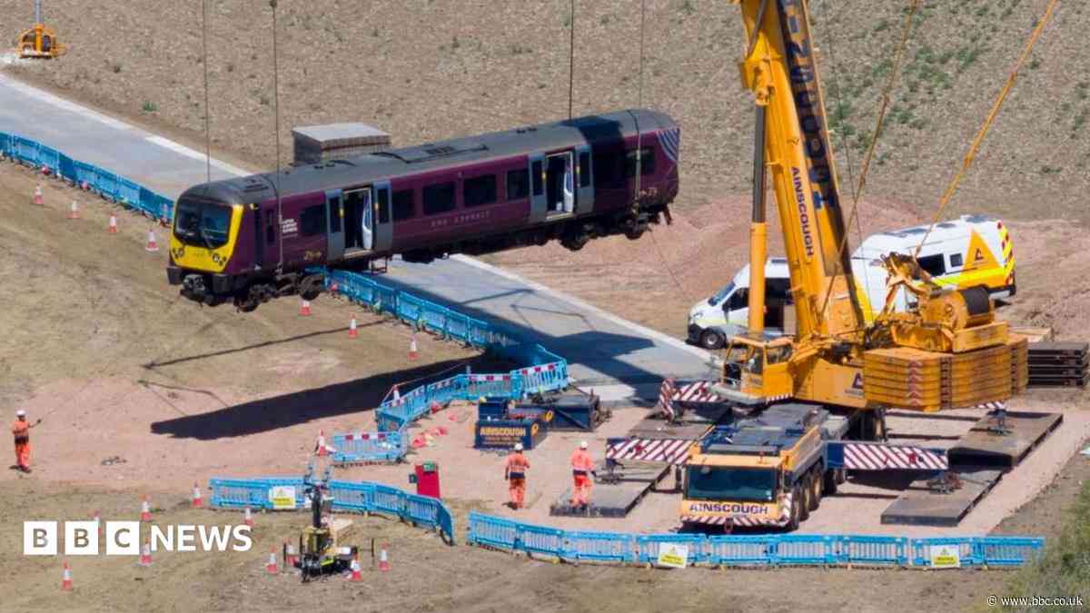Eight in critical condition after train crash