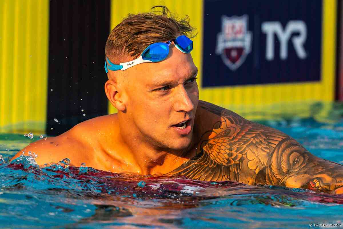 Caeleb Dressel Forces Himself to Find One Good Thing He Did Each Practice
