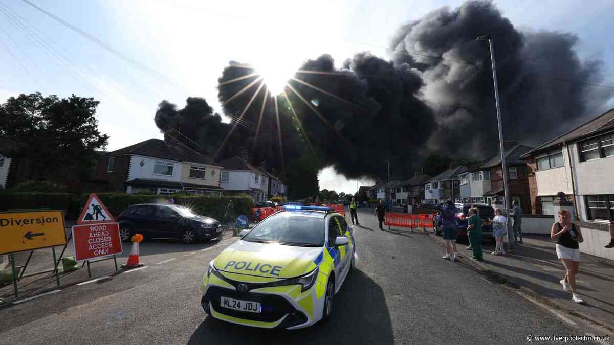 'It was like WW3' as plumes of smoke fill the sky and explosions heard
