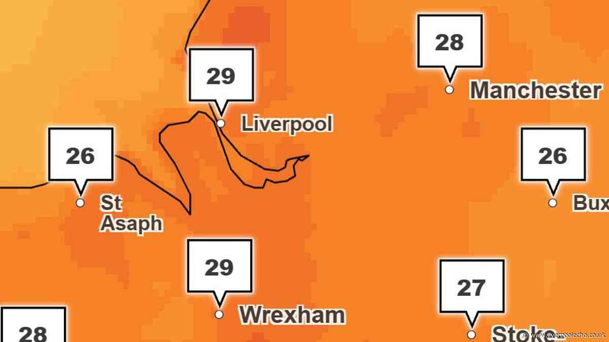 Liverpool weather live as extreme heat warning issued