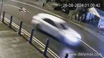 Moment 'show-off' driver accidentally runs down his best friend while picking him up from a night out
