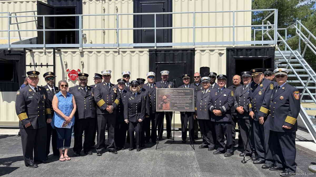 N.Y. county opens live-fire training center, honors fire service leader