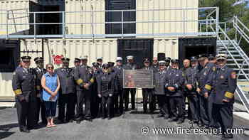 N.Y. county opens live-fire training center, honors fire service leader